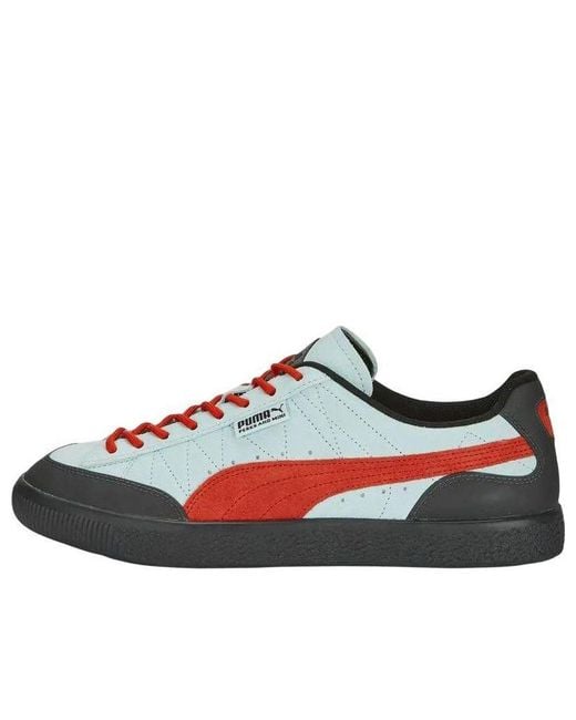 PUMA Blue Perks And Mini X Clyde Rubber 'Light Aqua Warm Earth' for men
