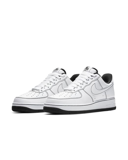 Nike White Air Force 1 '07 'Contrast Stitch' for men
