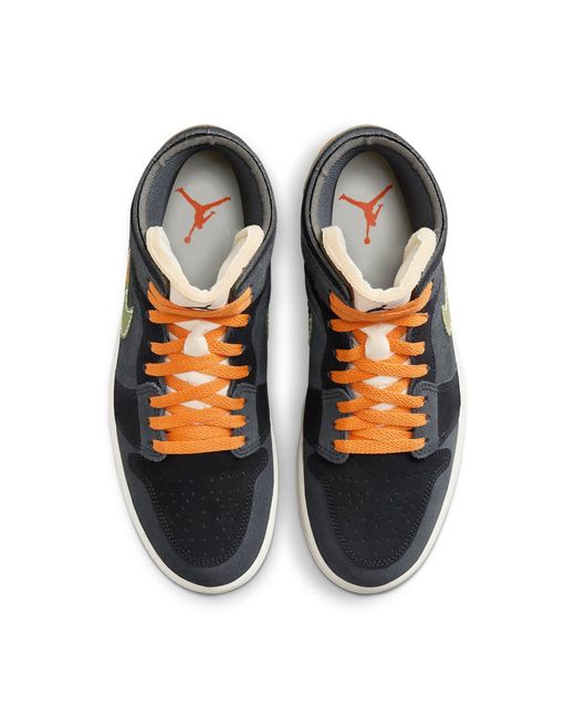Nike Black 1 Mid Se Craft 'Anthracite Light' for men