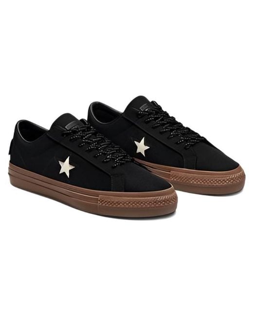 Converse Brown One Star Pro Low Dark Gum' for men