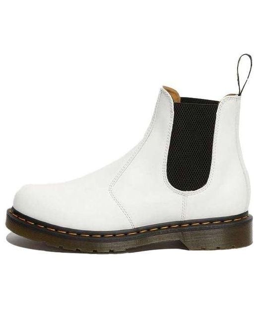 Dr. Martens Black 2976 Stitch Smooth Leather Chelsea Boots for men