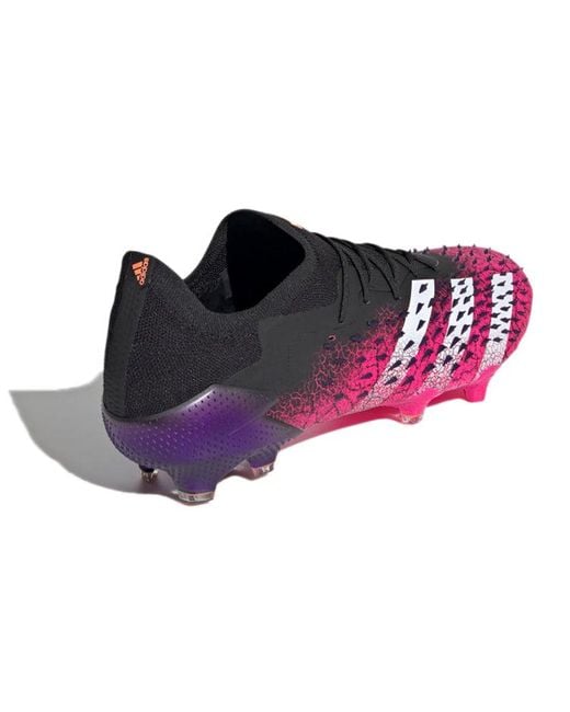 Adidas Purple Predator Freak.1 Fg Demonskin Tee Shock' for men