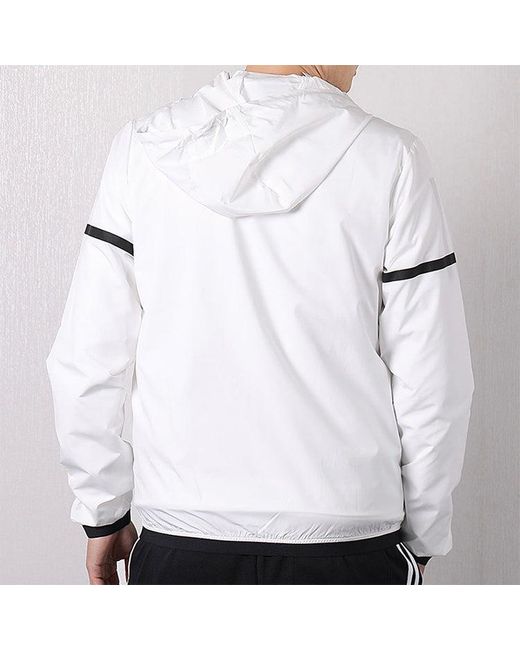 Adidas White Neo Casual Windproof Cozy Jacket for men