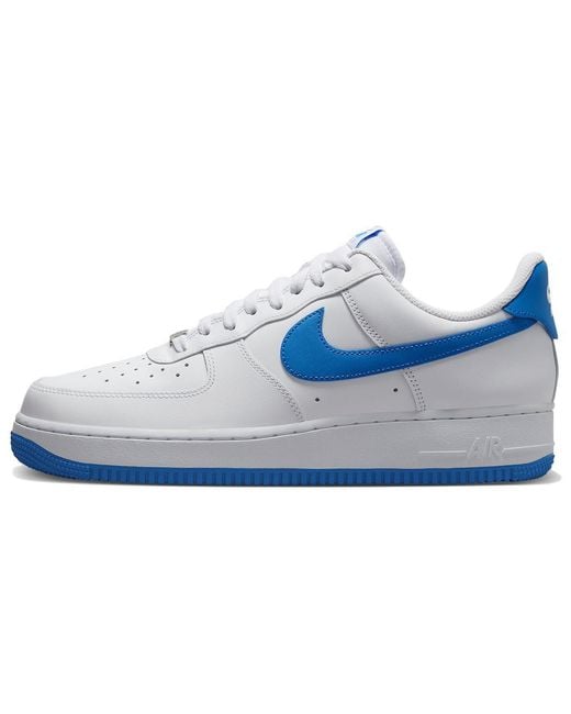 Nike Blue Air Force 1 Flyease Hyper Royal' for men