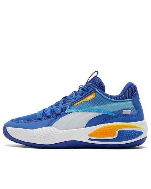 PUMA Blue Court Rider 'Dazzling Saffron' for men