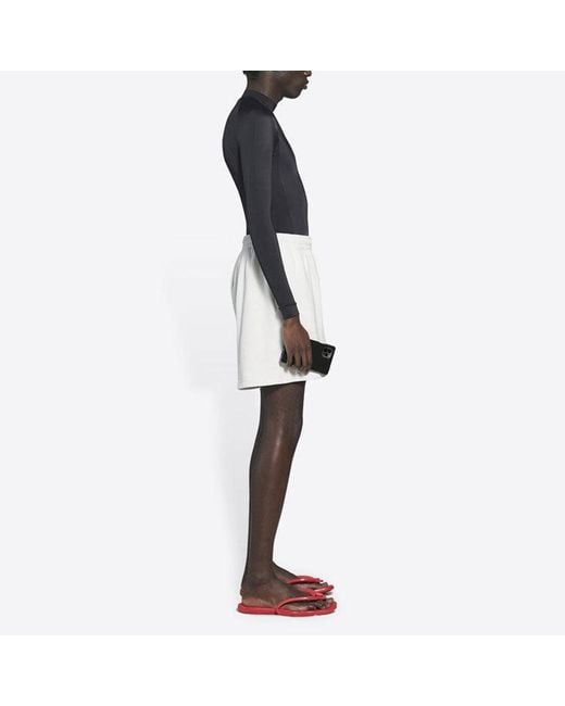 Balenciaga White Political Campaign Short for men