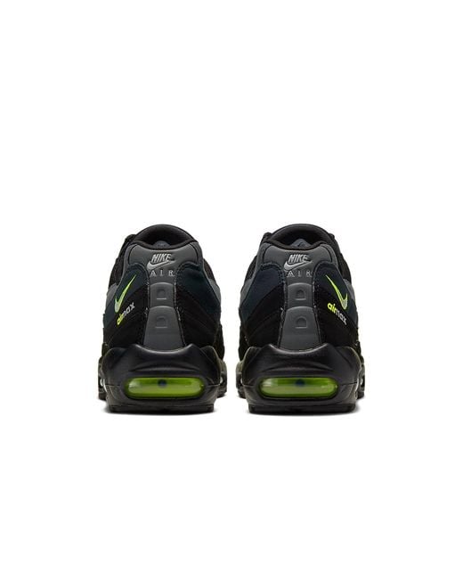 Nike Black Air Max 95 'Retro Logo Volt' for men