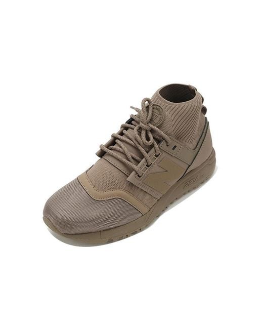 New Balance Brown 247 Mid 'Mushroom' for men
