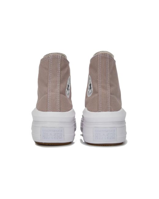 Converse Brown (Wmns) Chuck Taylor All Star Move High 'Stone Mauve'