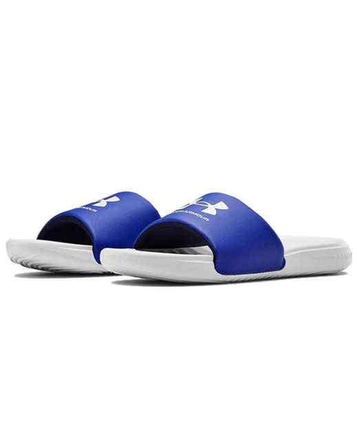 Under Armour Blue Ansa Fixed Slide 'Halo' for men