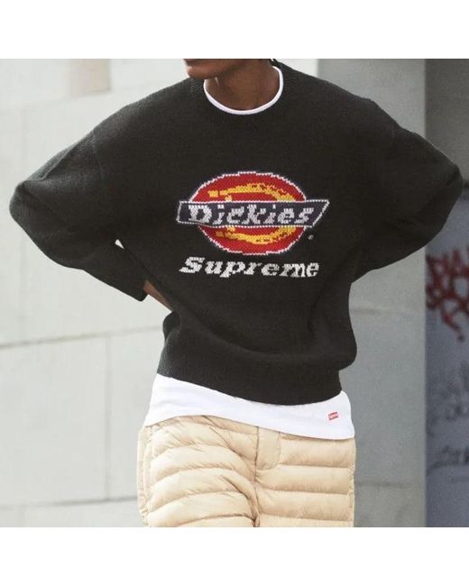 Supreme Black X Dickies Sweaters for men