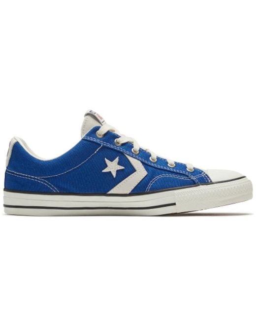 Converse Blue Star Player Retro Casual Skateboarding Shoes for men