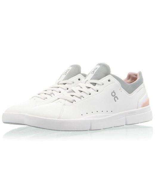 On Shoes White (Wmns) The Roger Advantage Rose'