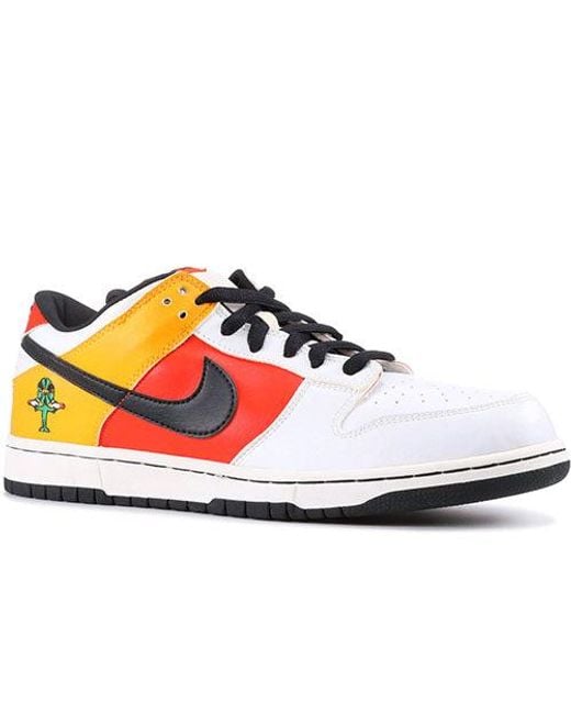 Nike Orange Sb Dunk Low Pro Skateboard Raygun' for men