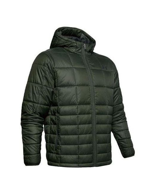 Under Armour Green Sports Hooded Jacket for men