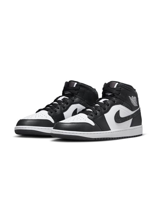 Nike Black Nike Air 1 Mid Se Shoes for men