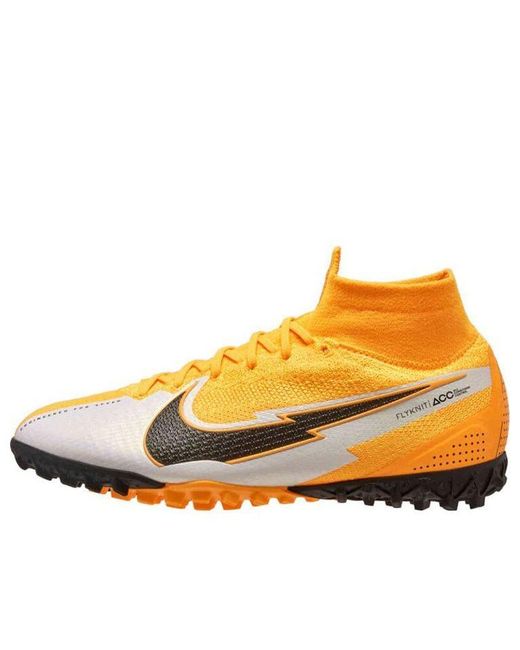 fire gange bibliotek initial Nike Mercurial Superfly 7 Elite Turf Laser Orange Soccer Shoes Yellow for  Men | Lyst