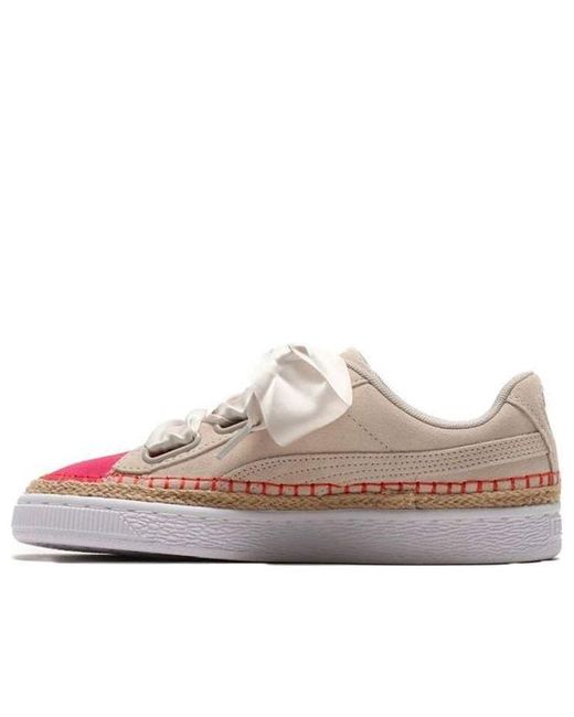 PUMA Brown (Wmns) Suede Heart Sneakerdrille