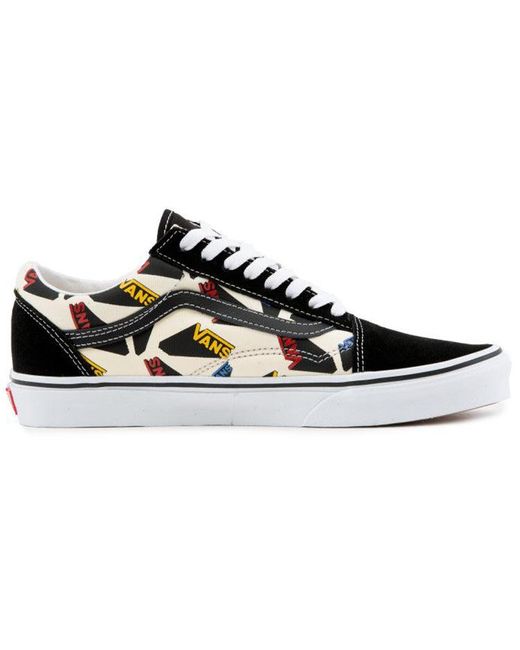Vans Black Old Skool (Pop Logo) for men