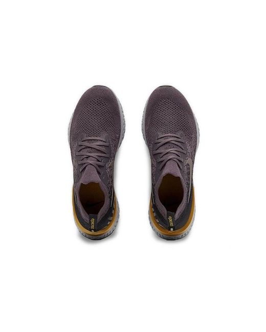 Nike Brown Epic React Flyknit 'Thunder' for men