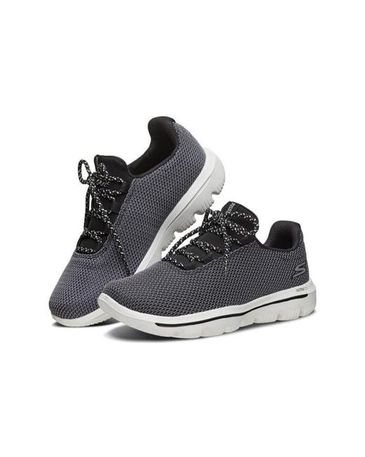 Skechers Blue (Wmns) Go Walk Evolution Ultra Running Shoes