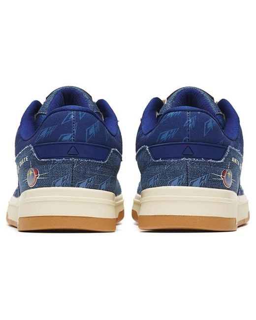 Anta Blue Aoyu X Wang Yibo Professional Skate Shoes for men