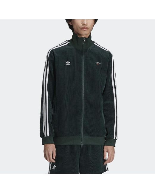 adidas Originals X Noah Corduroy Jacket in Black for Men | Lyst UK