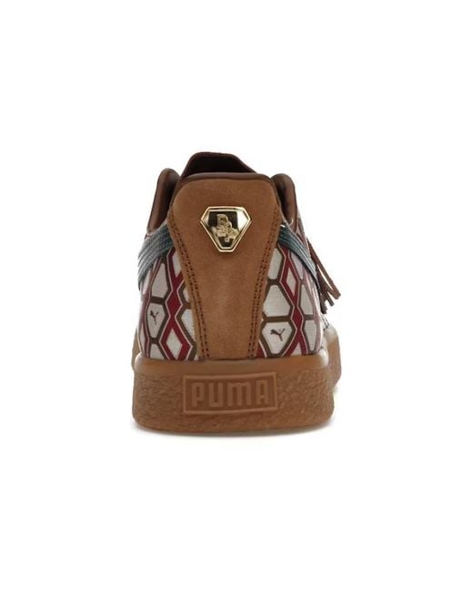 PUMA Brown X Dapper Dan Clyde Vintage 'Pre-Game Runway for men