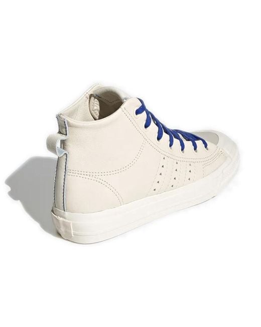 Adidas Blue X Pharrell Nizza Hi 'Cream' for men