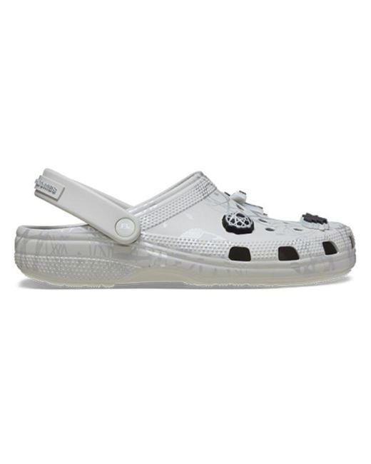 CROCSTM White X Futura Laboratories Classic Clog 'Pearl' for men