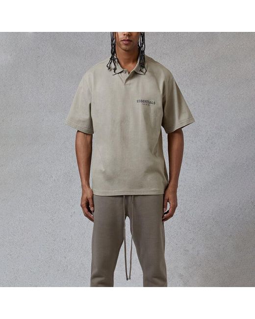 Fear Of God Natural Fw20 Logo Polo Shirt for men