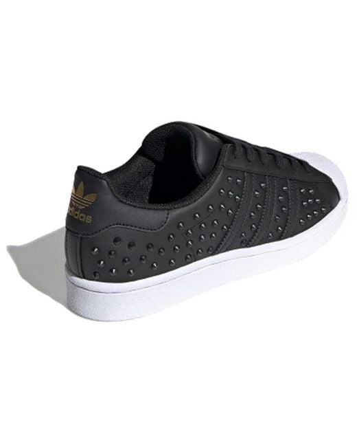 Adidas Black (Wmns) Superstar 'Core Stud'
