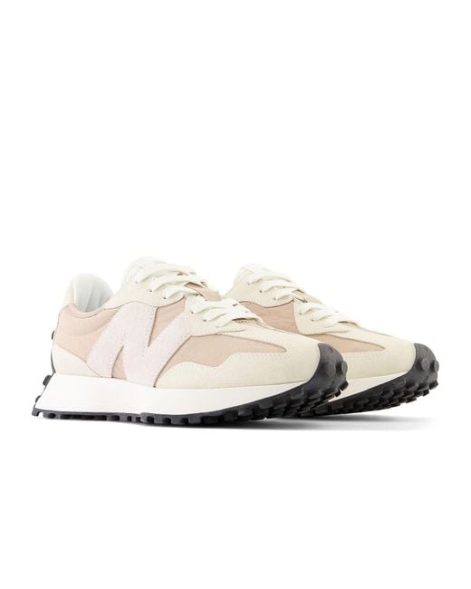 New Balance White (Wmns) 327 'Angora Sand'