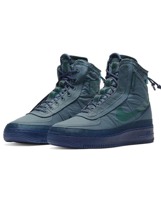 Nike Blue Air Force 1 High Shell