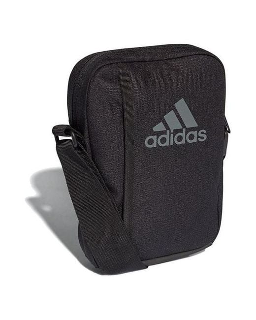 Adidas Black 3-Stripes Performance Organizer Medium for men