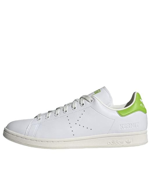 Adidas White The Muppets X K Stripe Stan Smith 'Kermit The Frog' for men