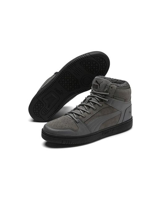 PUMA Black Rebound Layup Sd 'Fur for men