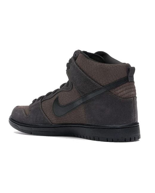 Nike Black Dunk High Pro Sb Brown for men