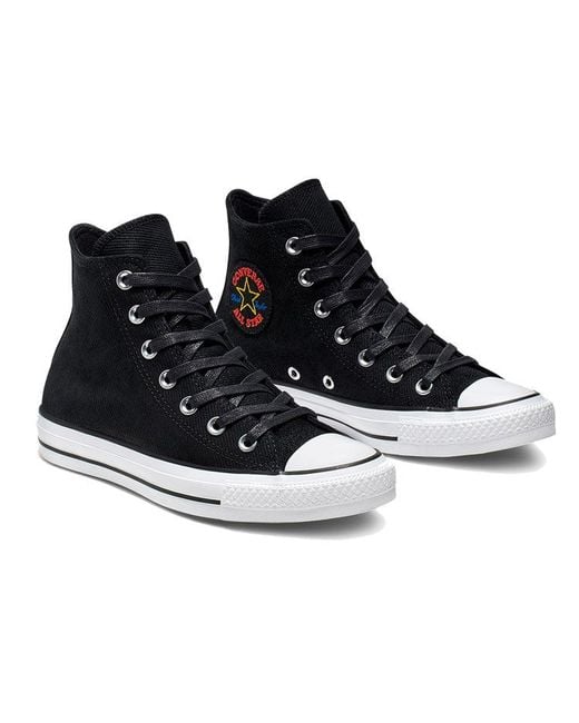 Converse Black (Wmns) Chuck Taylor All Star Retrograde High Top Corduroy