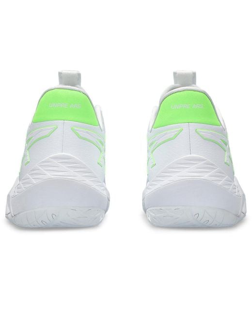 Asics White Unpre Ars Low 2 Lime Burst' for men