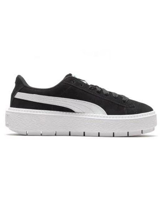 PUMA Wmns Platform Trace in Black Lyst UK