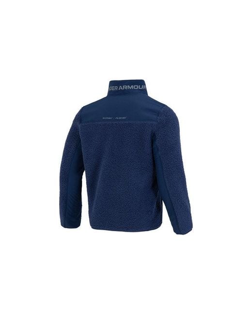 Under Armour Blue Ua Legacy Sherpa Full-Zip Soft Jacket for men