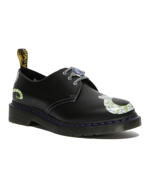 Dr. Martens Black 1461 Beetlejuice 3-Eye X Warner Bros for men