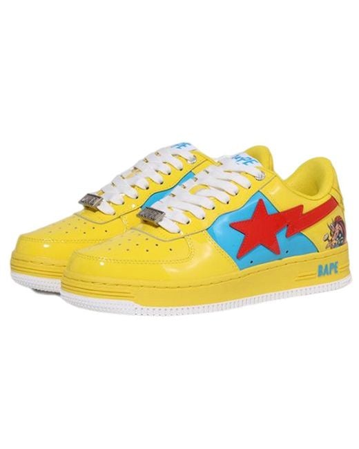 A Bathing Ape Yellow Bape X Marvel Bape Sta 'Thor'