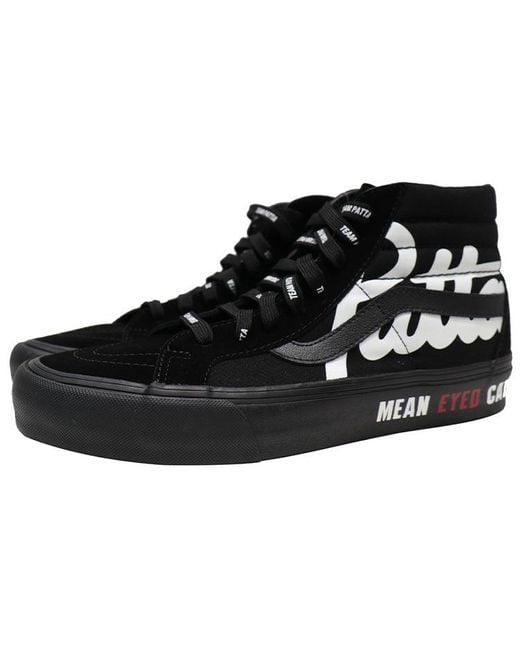 Vans Black Patta X Vault Sk8-Hi Reissue Vlt Lx 'Mean Eyed Cat for men