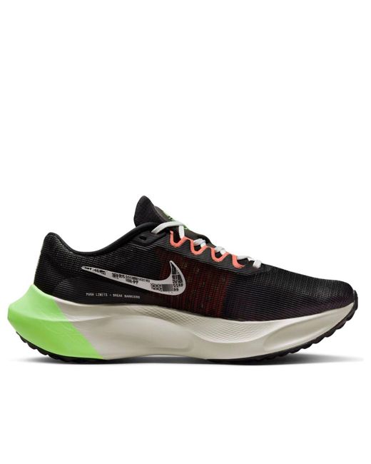 Nike Black Zoom Fly 5 Road Running Shoes for men