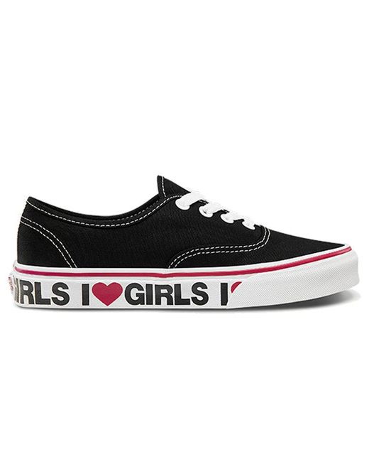 Vans Authentic 'i Love Girls' in Black for Men | Lyst