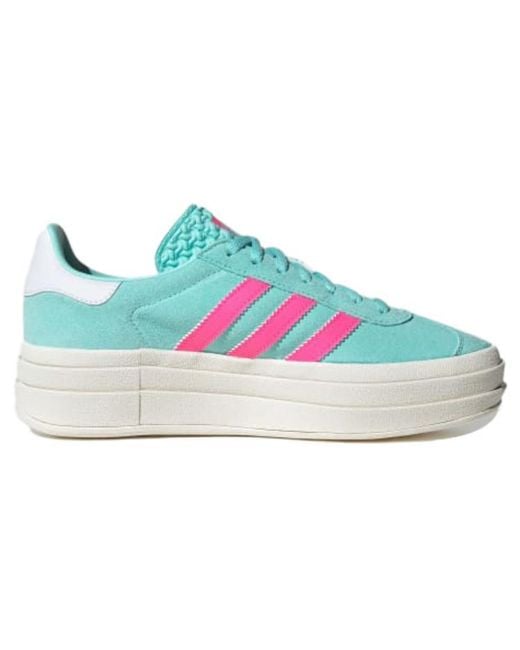Adidas Blue (Wmns) Gazelle Shoes 'Flash Aqua Lucid'
