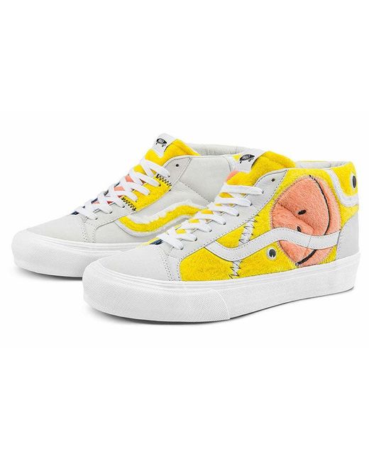Vans Yellow Mid Zoo Skool Vlt Lx for men