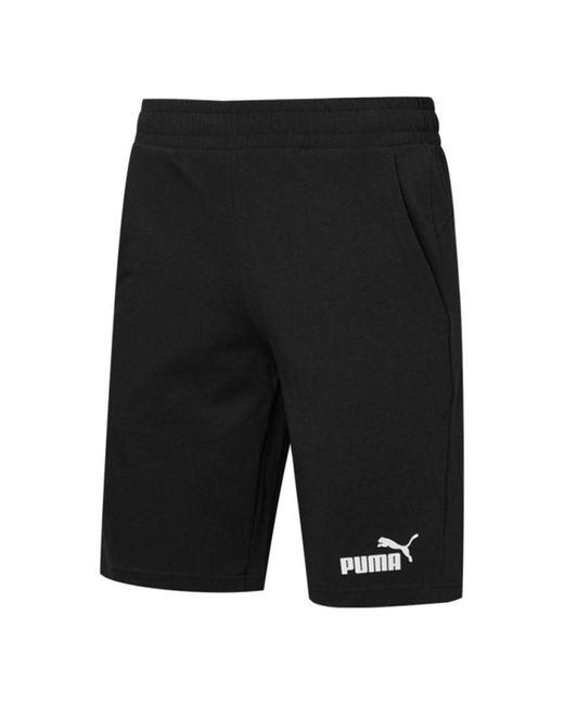 PUMA Black Essentials Short 12" Cotton for men